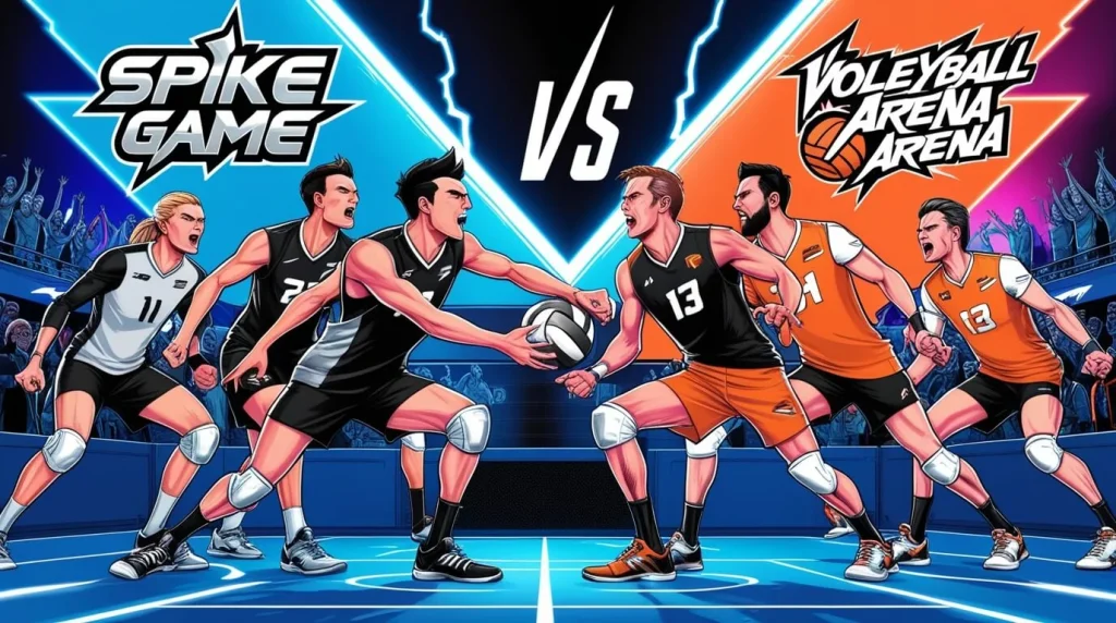 The Spike vs Volleyball Arena Spike Hard Gameplay 