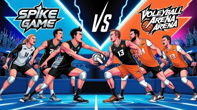 The Spike vs Volleyball Arena Spike Hard Gameplay 